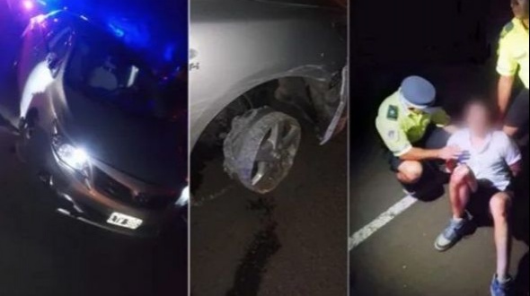 Entre Ríos: Una mujer se arrojó de un auto para huir de un hombre al que denunció por abuso sexual